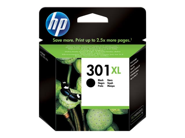 HP - 301XL - High Yield - black - original - ink cartridge