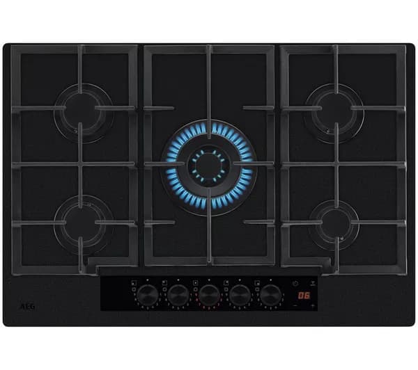 AEG HKB75341NL 75 cm Gas Hob - Black