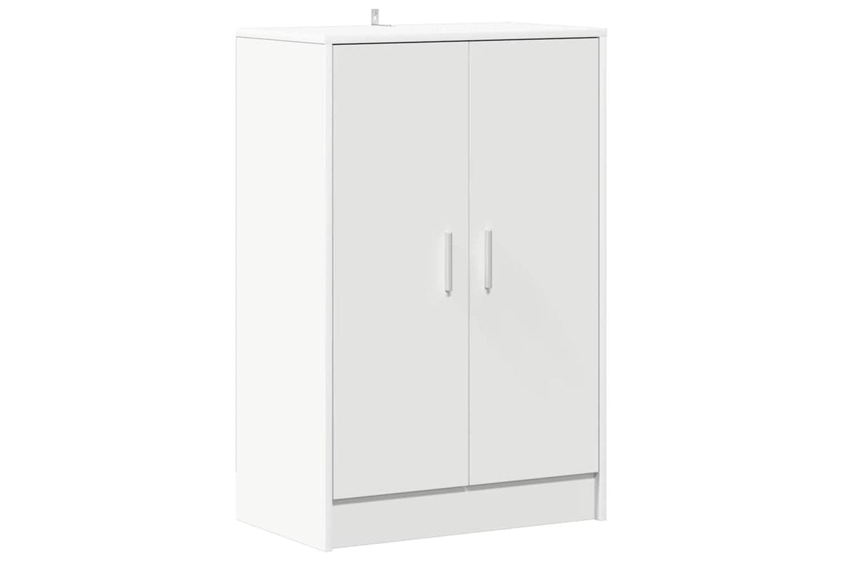 vidaXL Shoe Cabinet White 60x35x92cm Engineered Wood