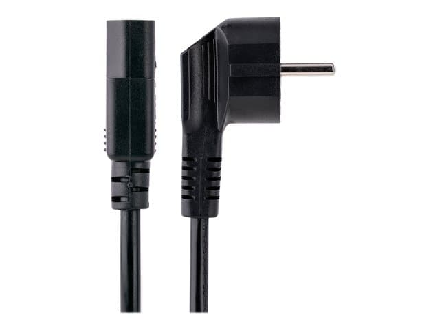STARTECH.COM - StarTech 3m (10ft) Computer Power Cord, 18AWG, EU Schuko to C13 Power Cord, 10A 250V, Black Replacement AC Cord, TV/Monitor Power Cable, Schuko CEE 7/7 to IEC 60320 C13 Power Cord - PC Power Supply Cable (713E-3M-POWER-CORD)