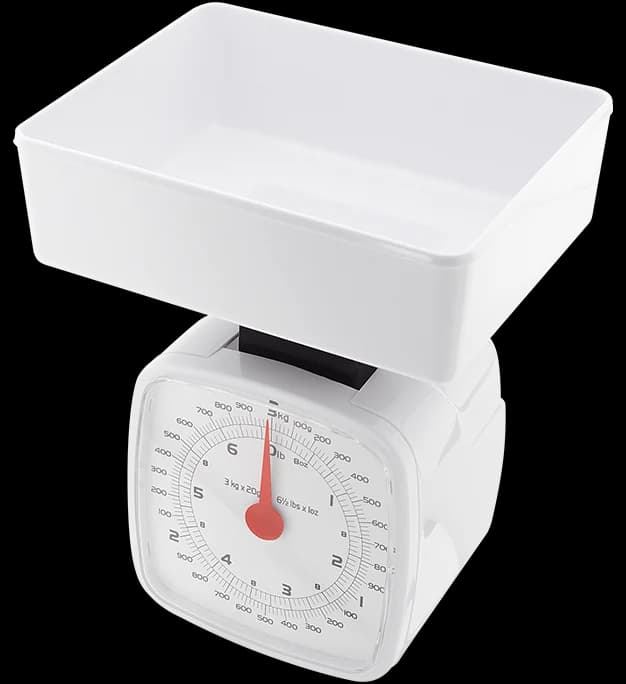 Judge 3kg Traditional Kitchen Scale - White | J401