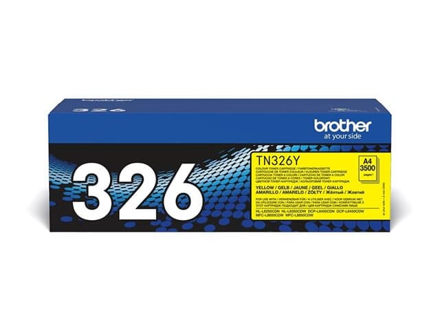 BROTHER - TN326Y - yellow - original - toner cartridge