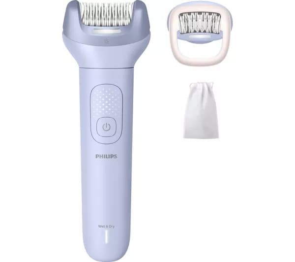 PHILIPS BRE708/00 Series 8000 Wet & Dry Epilator – Light Blue
