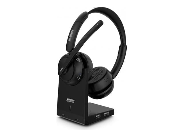 URBAN FACTORY - Urban Factory MOVEE Max - with charging stand - headset - USB-A via Bluetooth adapter