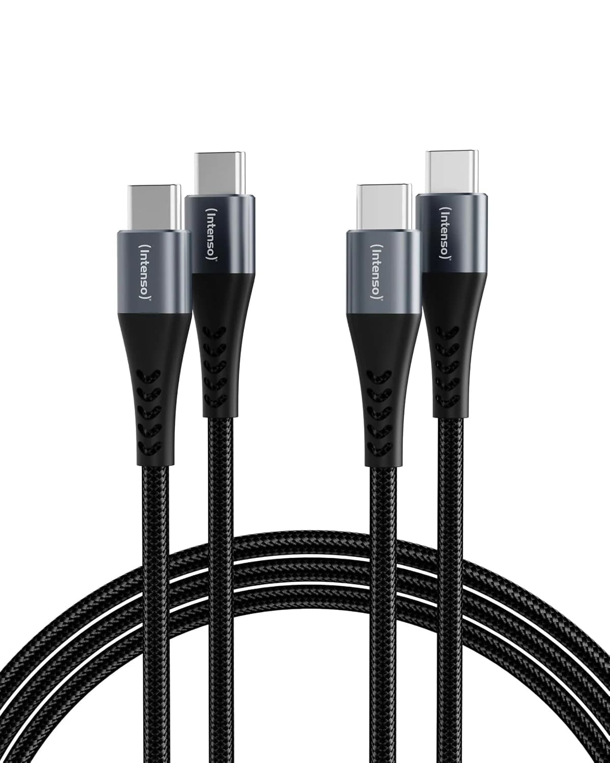 Intenso C240C USB-C to USB-C Cable 2m 240W, 2 Pack - Black | 7944020