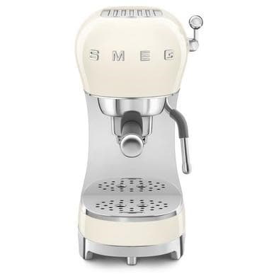 Smeg Retro Espresso Coffee Machine ECF02CRUK - Cream