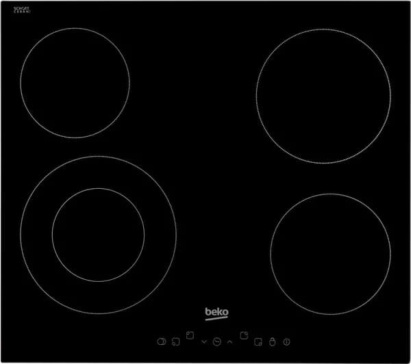 BEKO HIC64402T 58 cm Ceramic Hob - Black