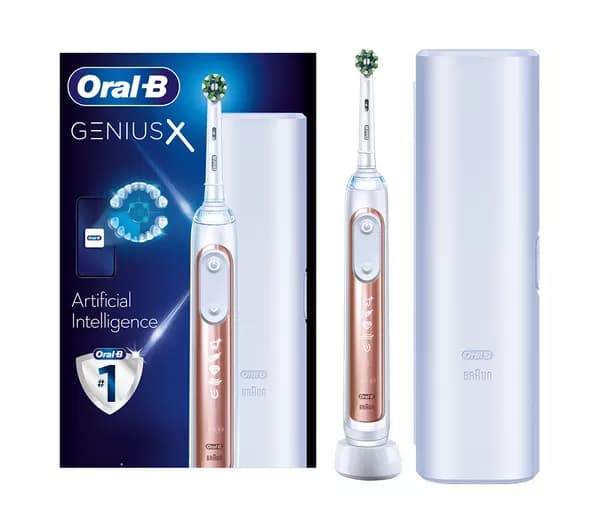 ORAL-B Genius X Electric Toothbrush - Rose Gold