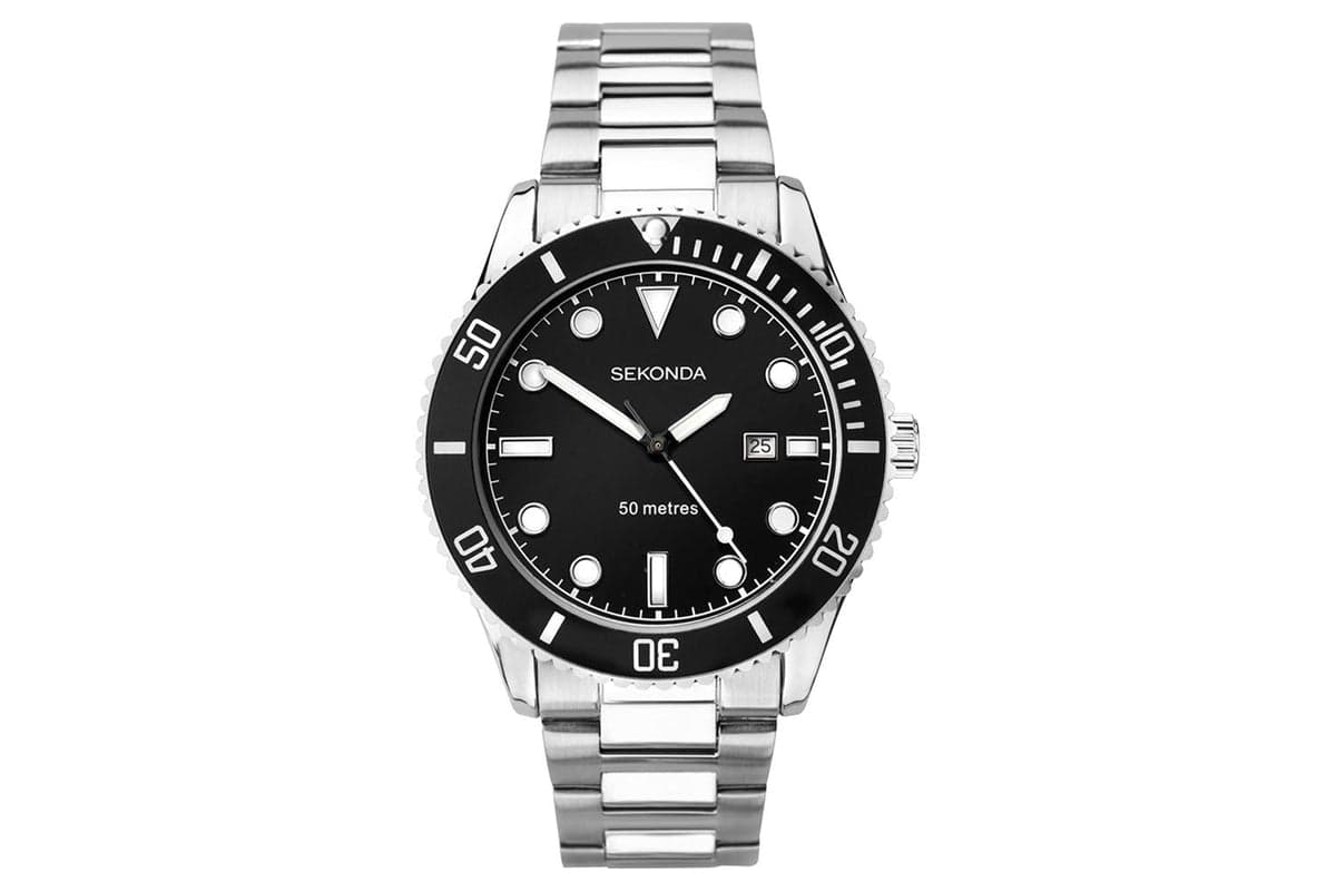 Sekonda Ocean Mens Bracelet Watch | Silver