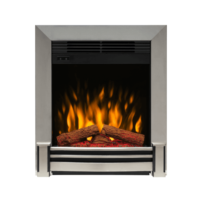 Dimplex Elva ELV16CH, 16" Optiflame Inset Electric Fire, Chrome