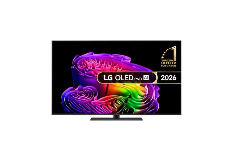 LG G6 55" 4K Smart TV with Stand - Black | OLED55G66LS.AEI