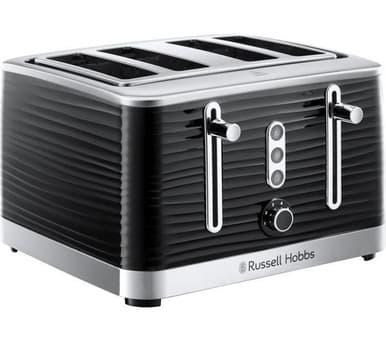 Russell Hobbs Inspire Black 4 Slice Toaster | 24381