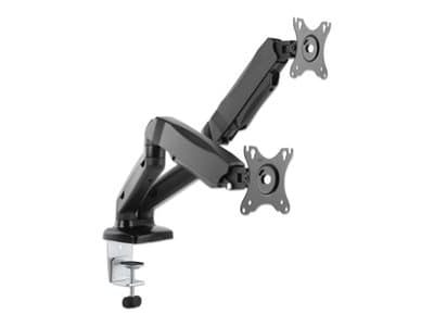 MANHATTAN - mounting kit - Gas Spring - for 2 LCD displays - black