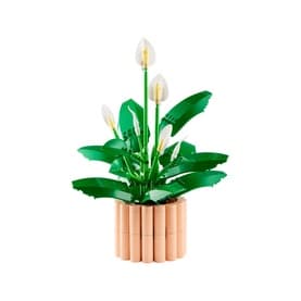 Botanicals Peace Lily Flower Décor Set