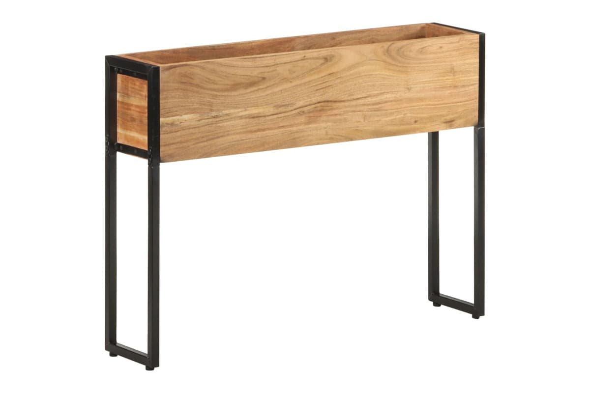vidaXL 321939 Planter 90x20x68cm Solid Acacia Wood