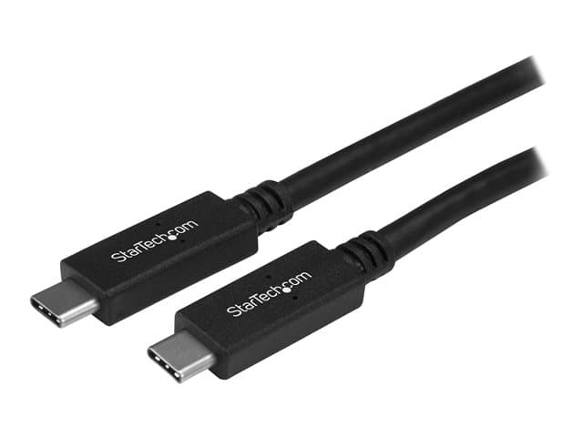 STARTECH.COM - StarTech USB C to UCB C Cable - 0.5m - Short - M/M - USB 3.1 (10Gbps) - USB C Charging Cable - USB Type C Cable - USB-C to USB-C Cable (USB31CC50CM) - USB-C cable - USB-C to USB-C - 50 cm