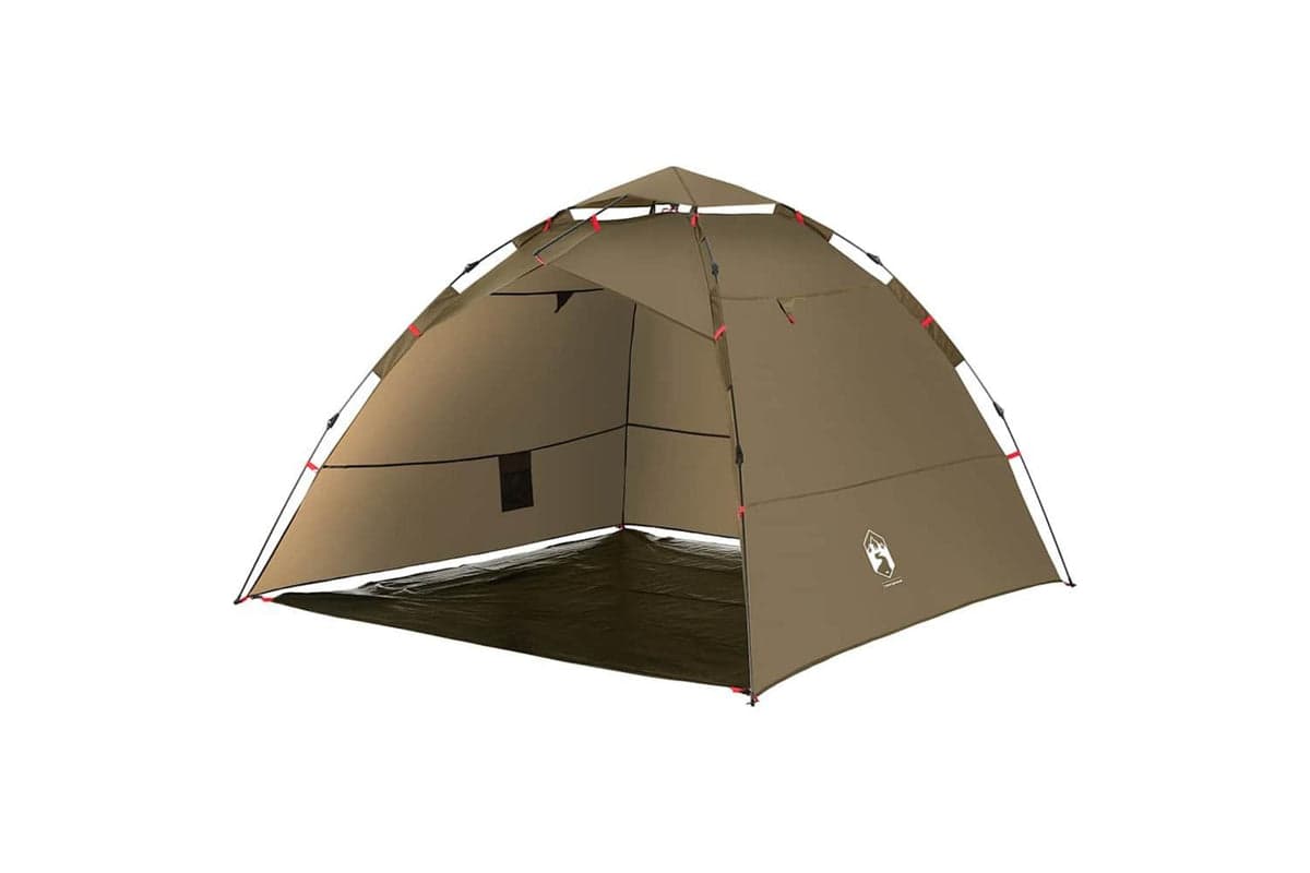 Vidaxl Fishing Tent 4-person Olive Green Quick Release