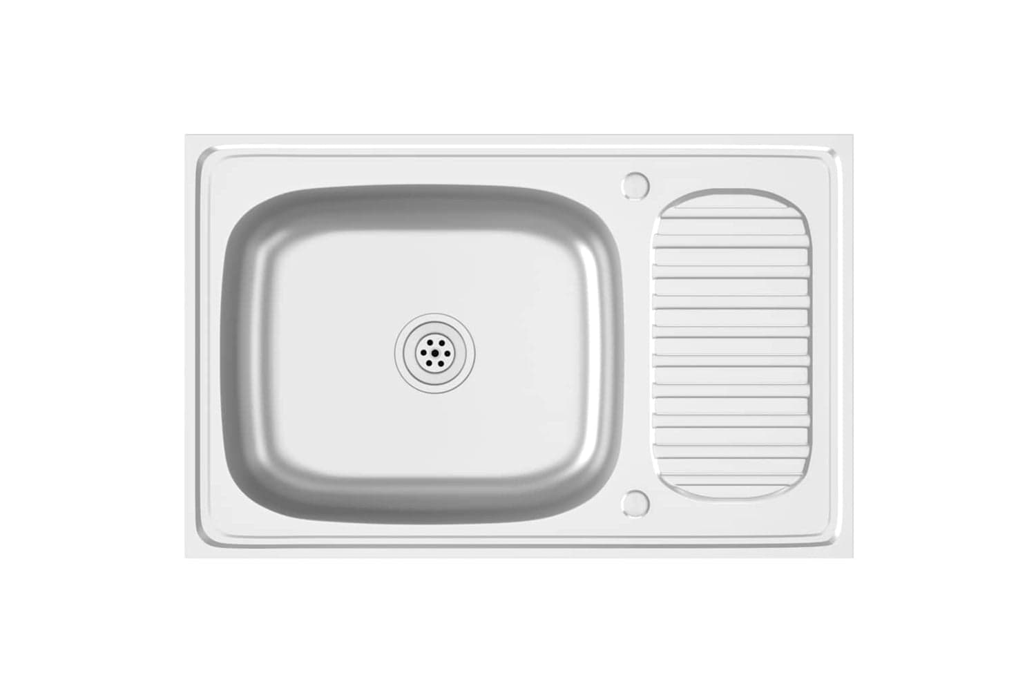 Vidaxl Kitchen Sink With Drainer Set