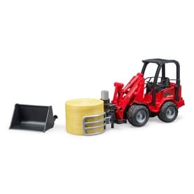 02192 Schäffer Compact Loader Bale Gripper and Bale