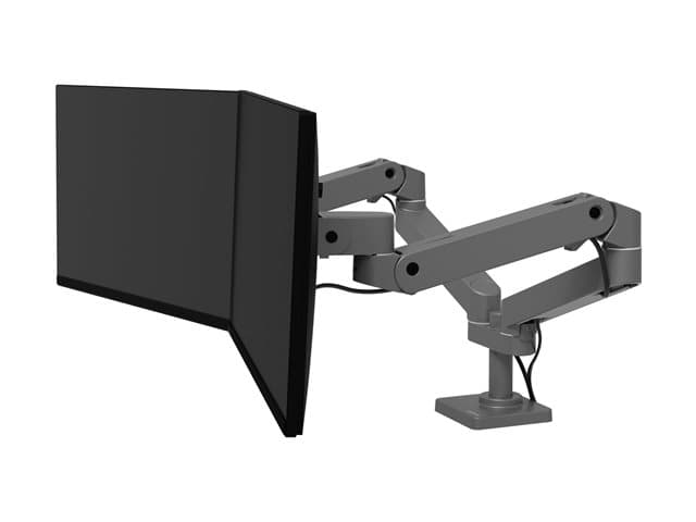 ERGOTRON - LX Pro mounting kit - modular - for 2 LCD displays - side-by-side - dark grey