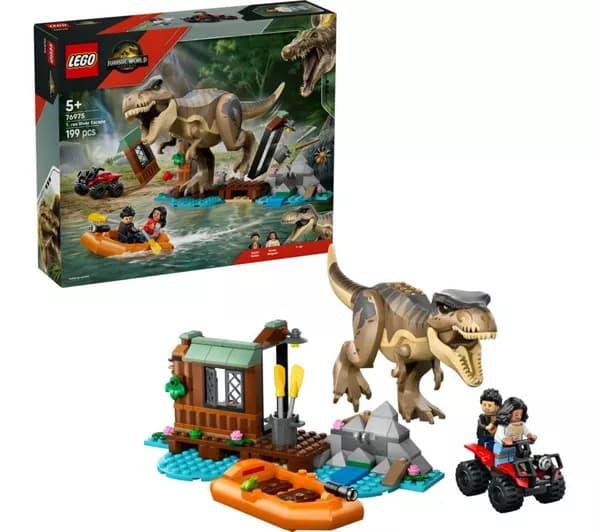 LEGO Jurassic World 76975 T. Rex River Escape Set
