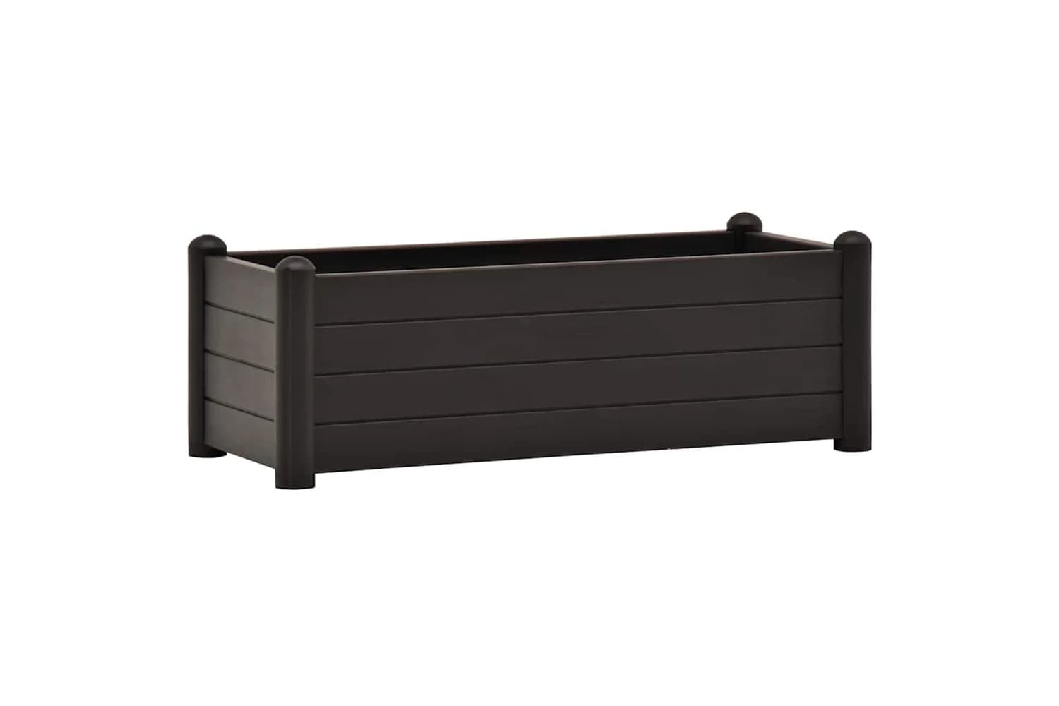 vidaXL 313977 Garden Raised Bed Pp Anthracite 100x43x35cm