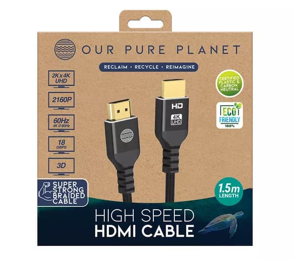 OUR PURE PLANET OPP079 High Speed HDMI Cable - 1.5 m