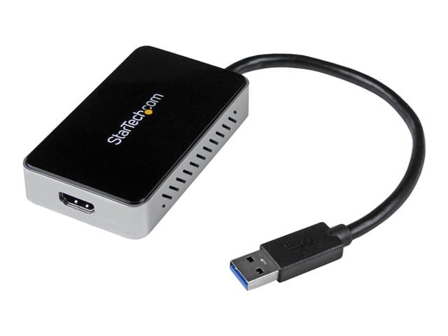 STARTECH.COM - Startech USB 3.0 to HDMI & DVI Adapter with 1x USB Port - External Video & Graphics Card Adapter - Dual Monitor Hub - Supports Windows (USB32HDEH) - docking station - USB 3.0 - HDMI - TAA Compliant