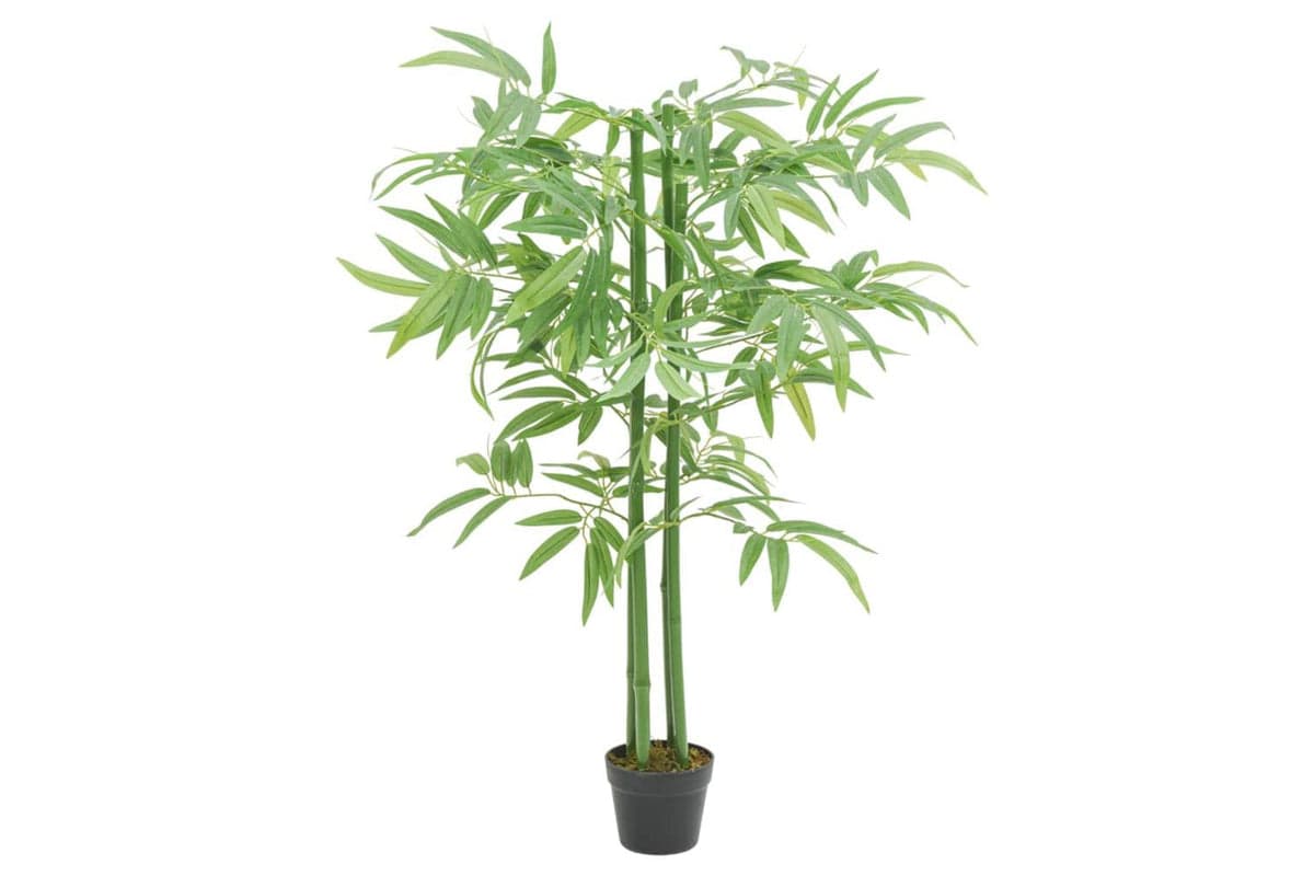 Artificial Bamboo Tree 384 Leaves 120 Cm Green