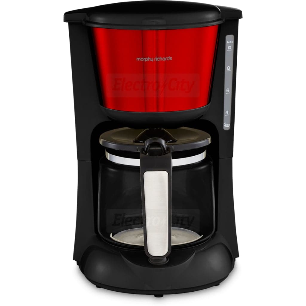 Morphy Richards Equip 1.2 Litre Filter Coffee Machine | Red