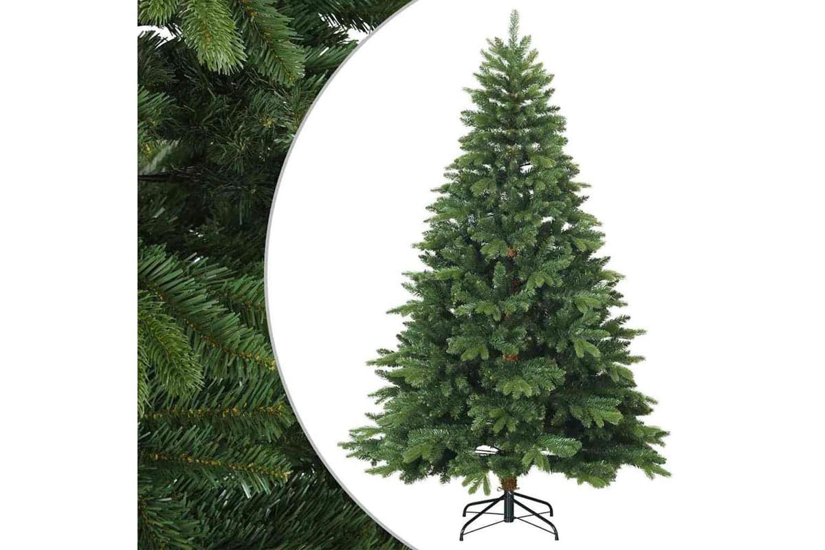 Vidaxl Artificial Hinged Christmas Tree Green 180 Cm Pvc Pe And Steel