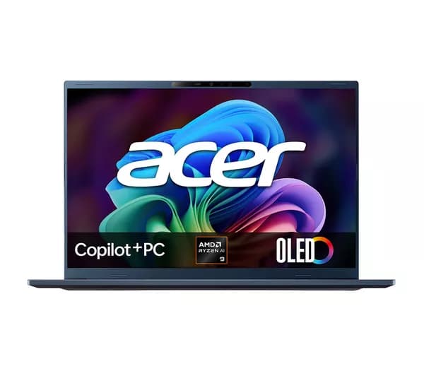 ACER Swift Go 16 OLED 16" Laptop, Copilot+ PC - AMD Ryzen AI 9, 1 TB SSD, Blue