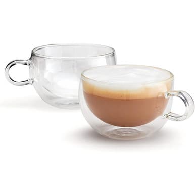 Judge Duo JDG64, 2 Piece Latte Glass Set, 325ml