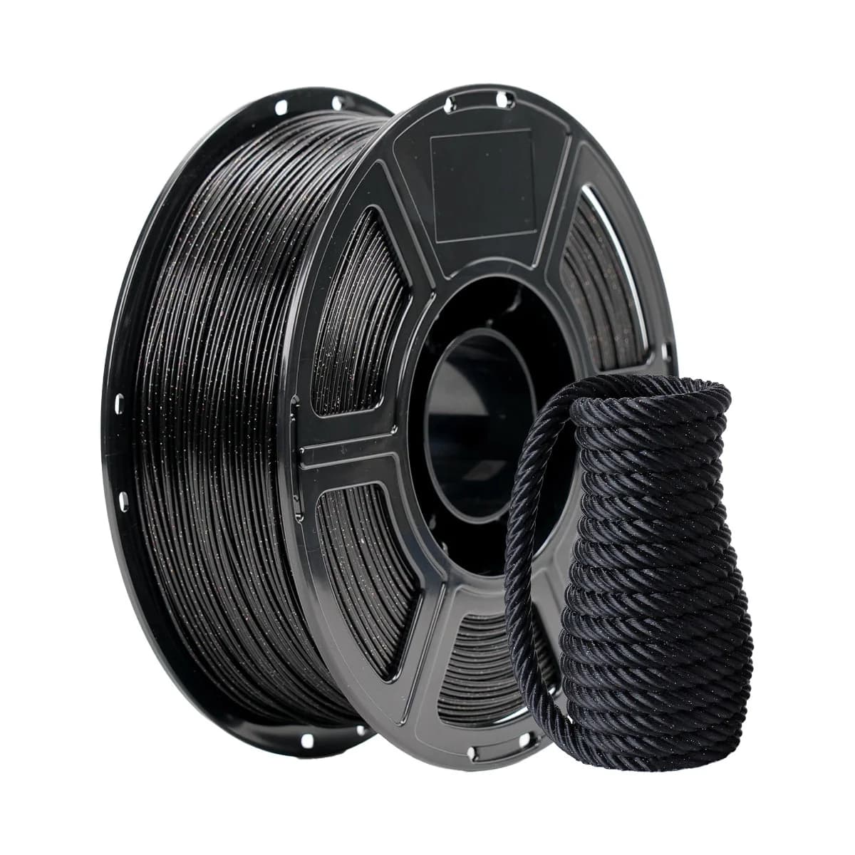 Flashforge PLA Sparkle 3D Printing Filament 1.75mm 1kg - Black | 90011094001