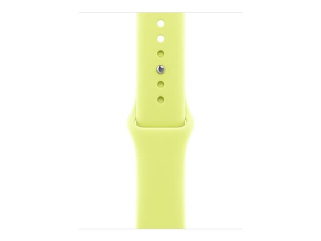 APPLE - Band for smart watch - 40mm - M/L size - neon yellow - for Watch HermΦs Series 7, HermΦs Series 9, SE 3, Series 10, Series 11, Series 8, Series 9