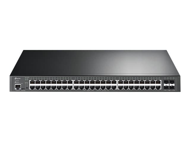 TP-LINK - JetStream TL-SG3452XP V2.6 - Switch - L2+ - Managed - 48 x 10/100/1000 (PoE+) + 4 x 10 Gigabit SFP+ - rack-mountable - PoE+ (500 W)