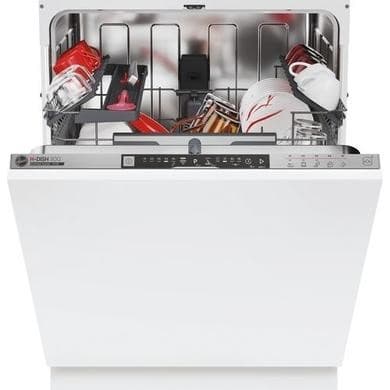 Hoover H-Dish 300 Integrated Dishwasher - Smart Wi-Fi, Silver control panel