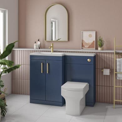 Ashford 1100mm Toilet and Sink Unit