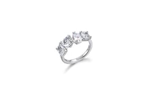 Rosato Rzge34b - Exquisite Gemma Silver Ring By Rosato