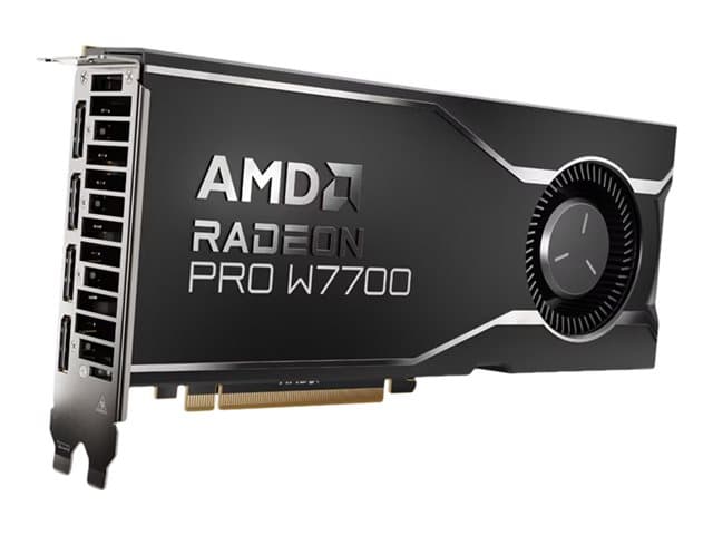 AMD - Radeon Pro W7700 - Graphics card - Radeon Pro W7700 - 16 GB GDDR6 - PCIe 4.0 x16 - 4 x DisplayPort