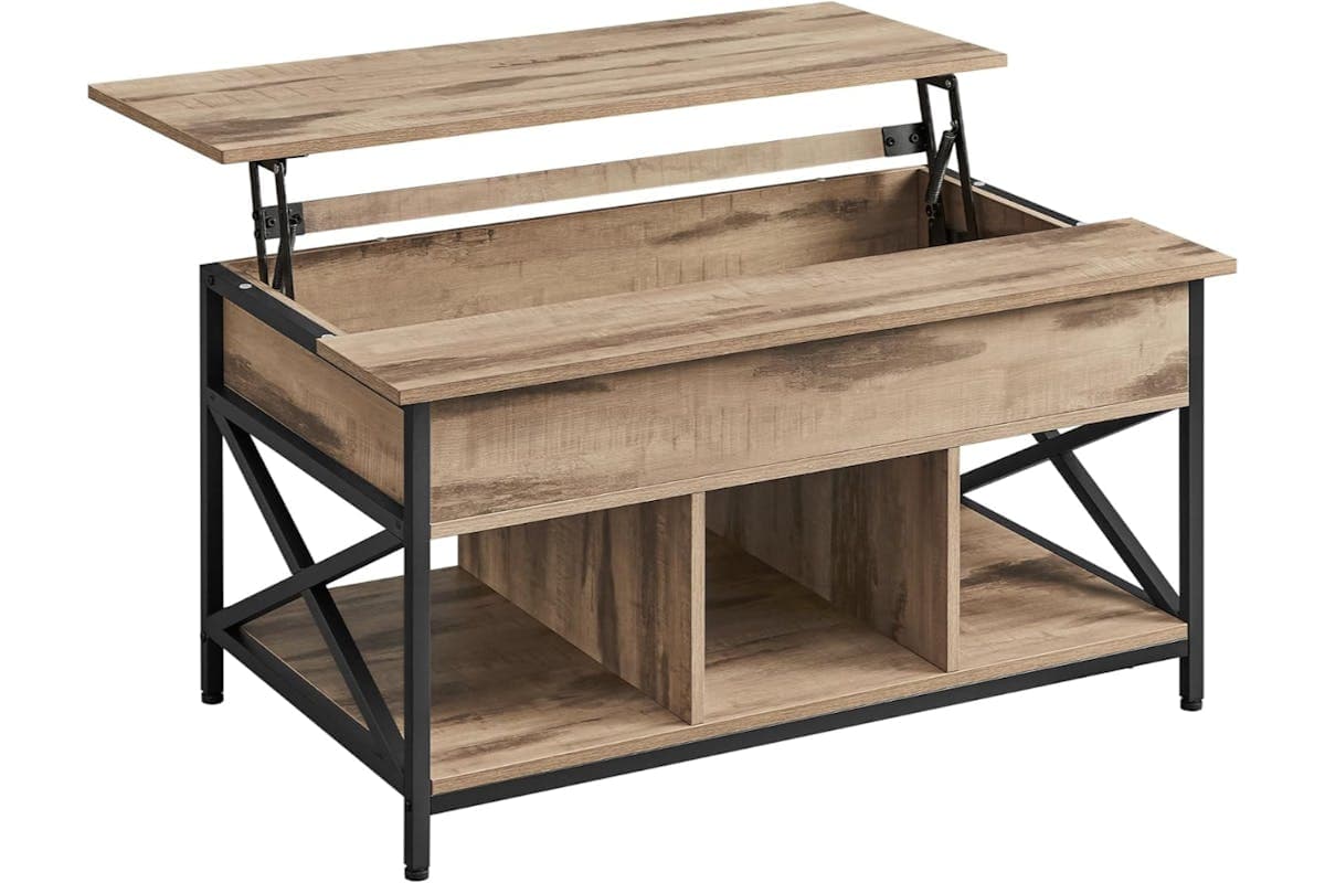 Vasagle Coffee Table | Camel Brown/Black