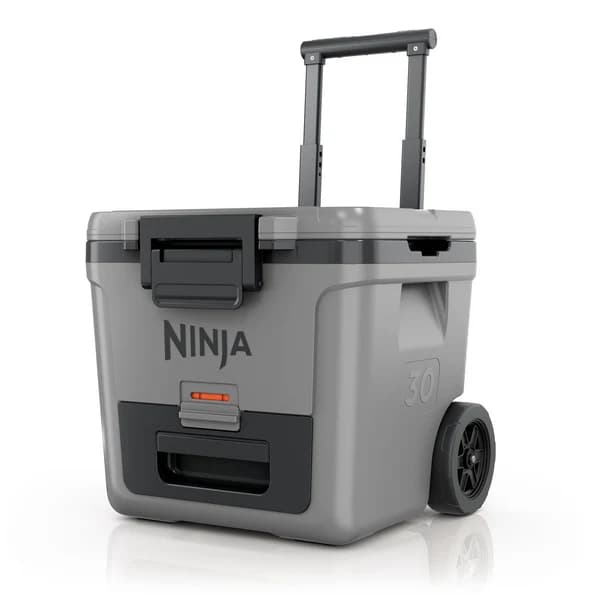 Ninja FrostVault 28L Wheeled Cooler with Dry Zone - Slate Grey | FB230UKGY