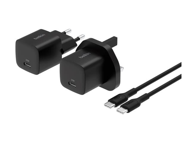 BELKIN - BoostCharge power bank - + AC power adapter - USB-C, 2 x USB - with zippered pouch case