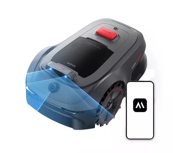 MOVA ViAX 500 Cordless Robotic Lawn Mower - Black