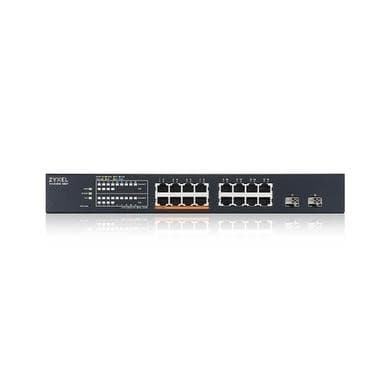 Zyxel XMG1915-18E Series 16-Port Gigabit Ethernet PoE L2 Rack-mountable Managed Switch