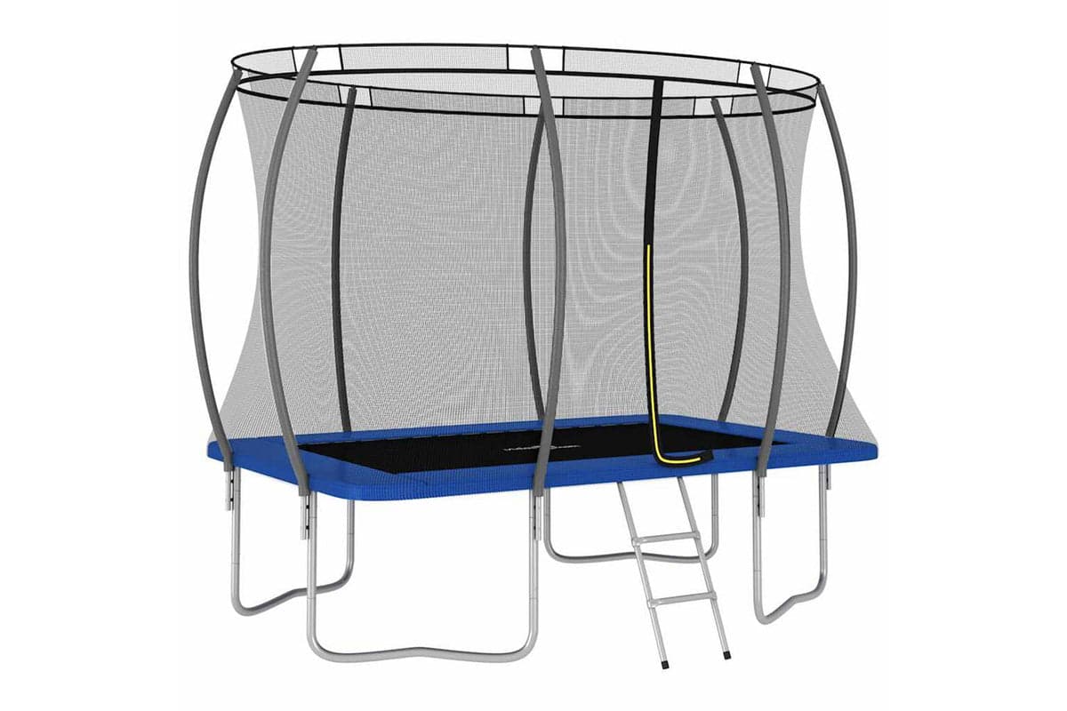 Vidaxl Trampoline Set Rectangular 274x183x76 Cm 150 Kg