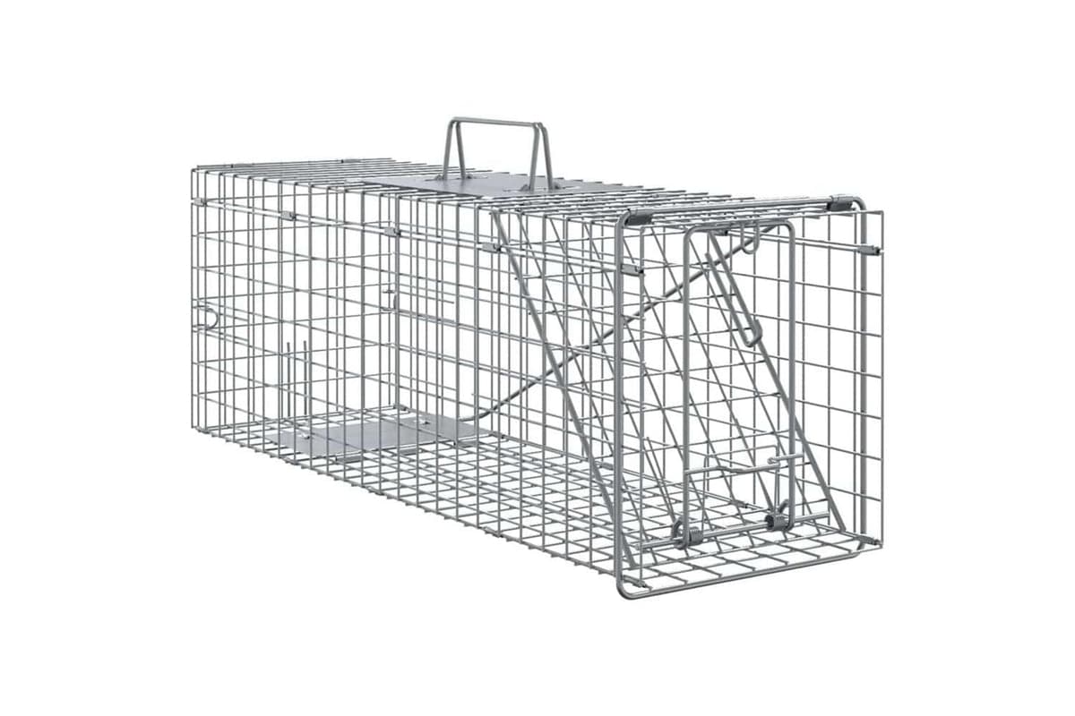 Vidaxl Animal Trap Anthracite 61 X 20 X 21.5 Cm Steel
