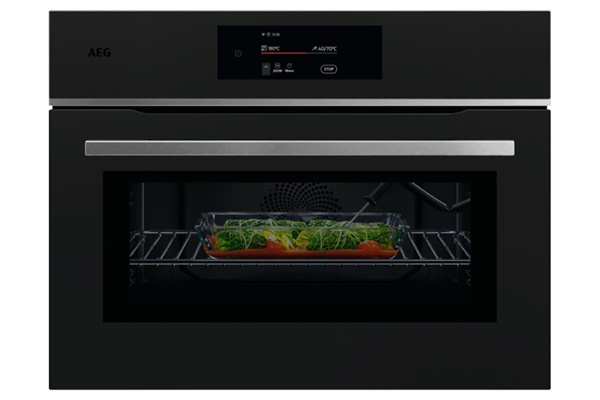 AEG 8000 MealAssist 3000W Built-in Microwave Oven | TK8NK721T | Matt Black