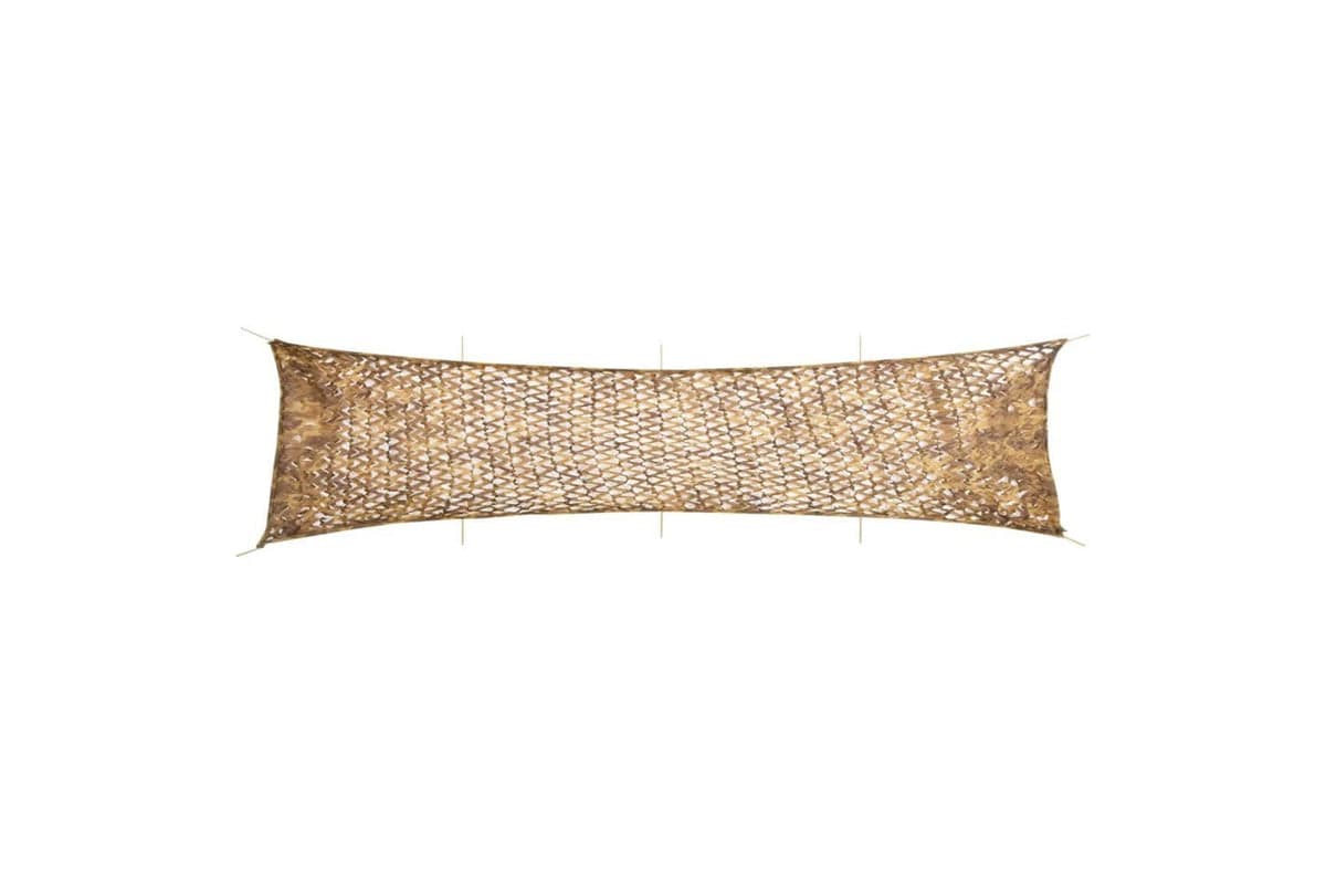 Vidaxl Camouflage Net With Storage Bag 809x207 Cm Sand
