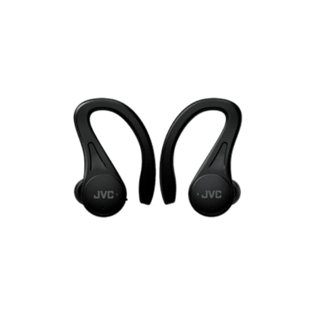 JVC Fitness True Wireless In-Ear Headphones with Ear Loop - Black | HAEC25TBU